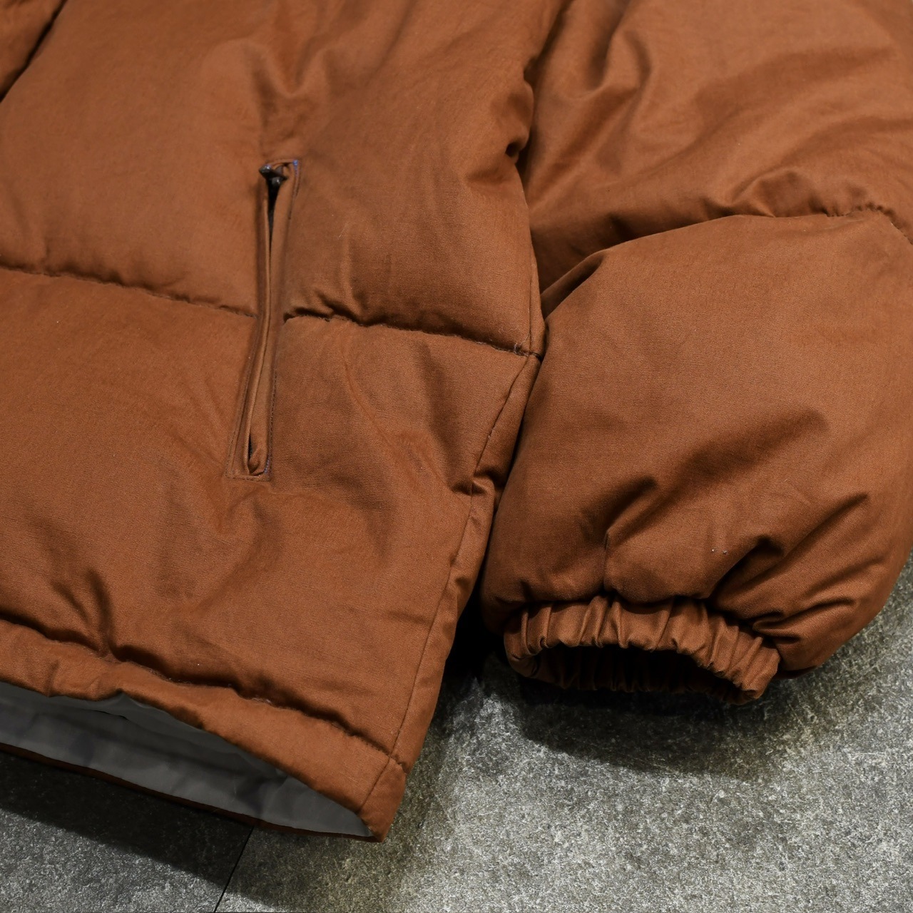 switching design down jacket