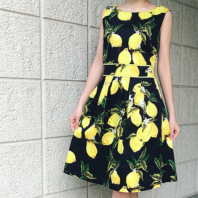 --NEW-- Smashed Lemon Dress