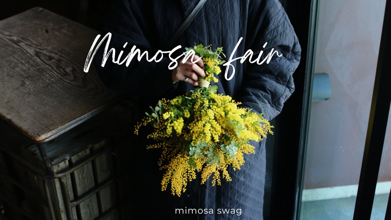 Mimosa Swag|ミモザのスワッグ