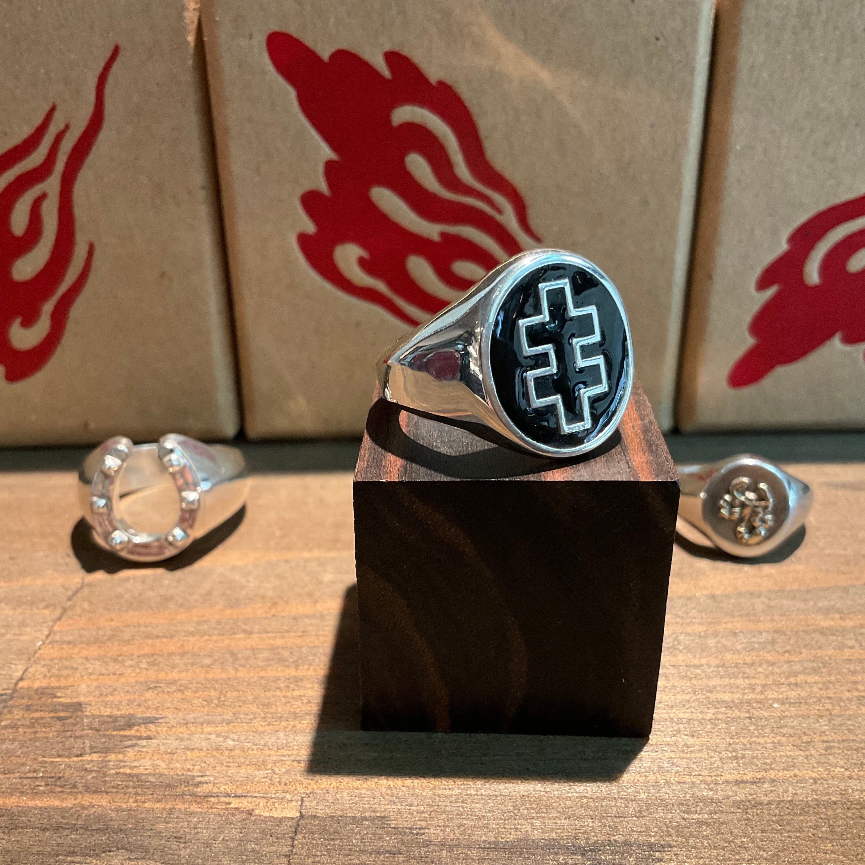 THE GREAT FROG HEAVY SKULL CROSS RING グレートフロッグ | PAY ID