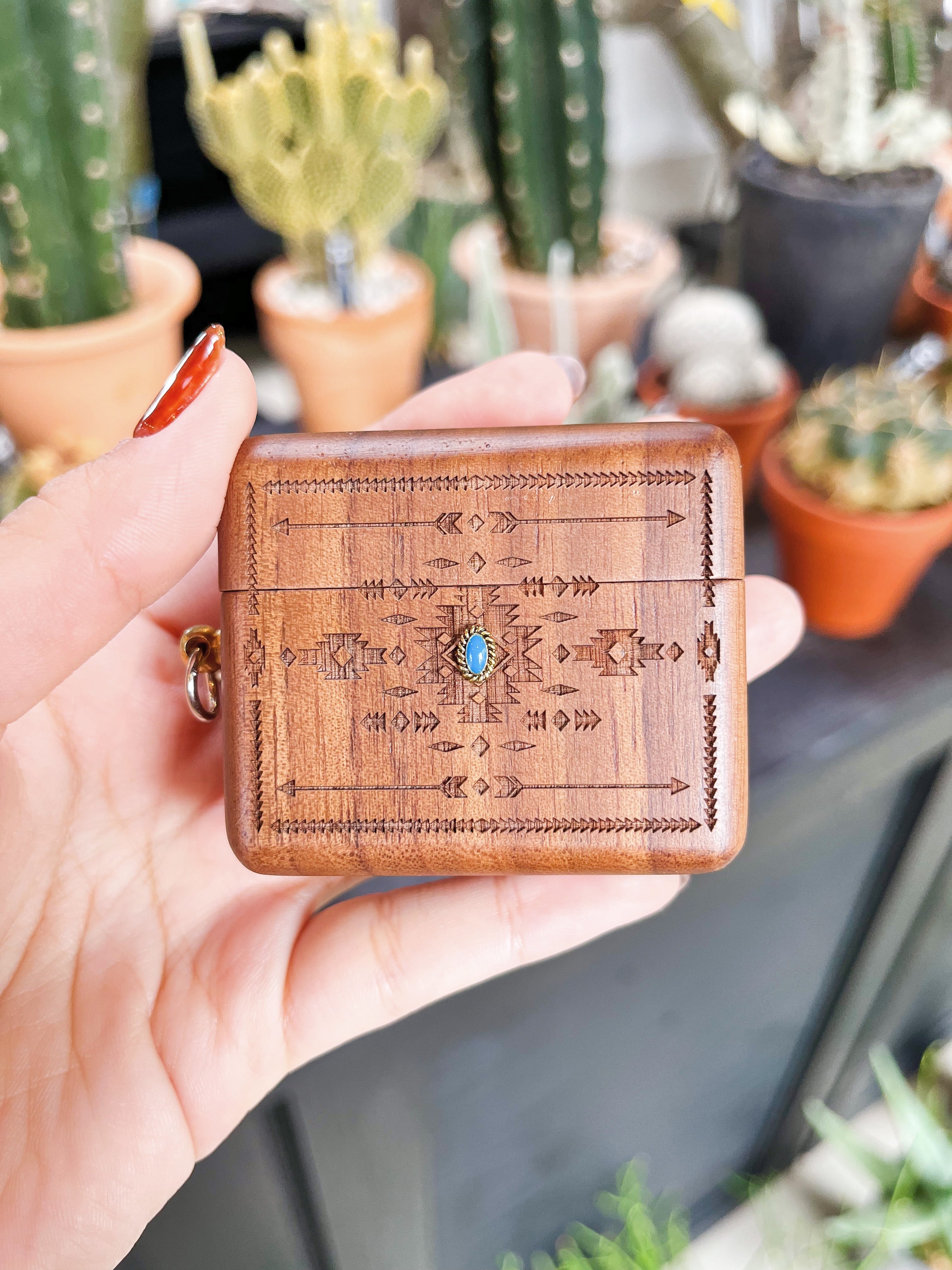 AirPods Pro,第3世代 wood case(Native square) | ALOHA GLASS