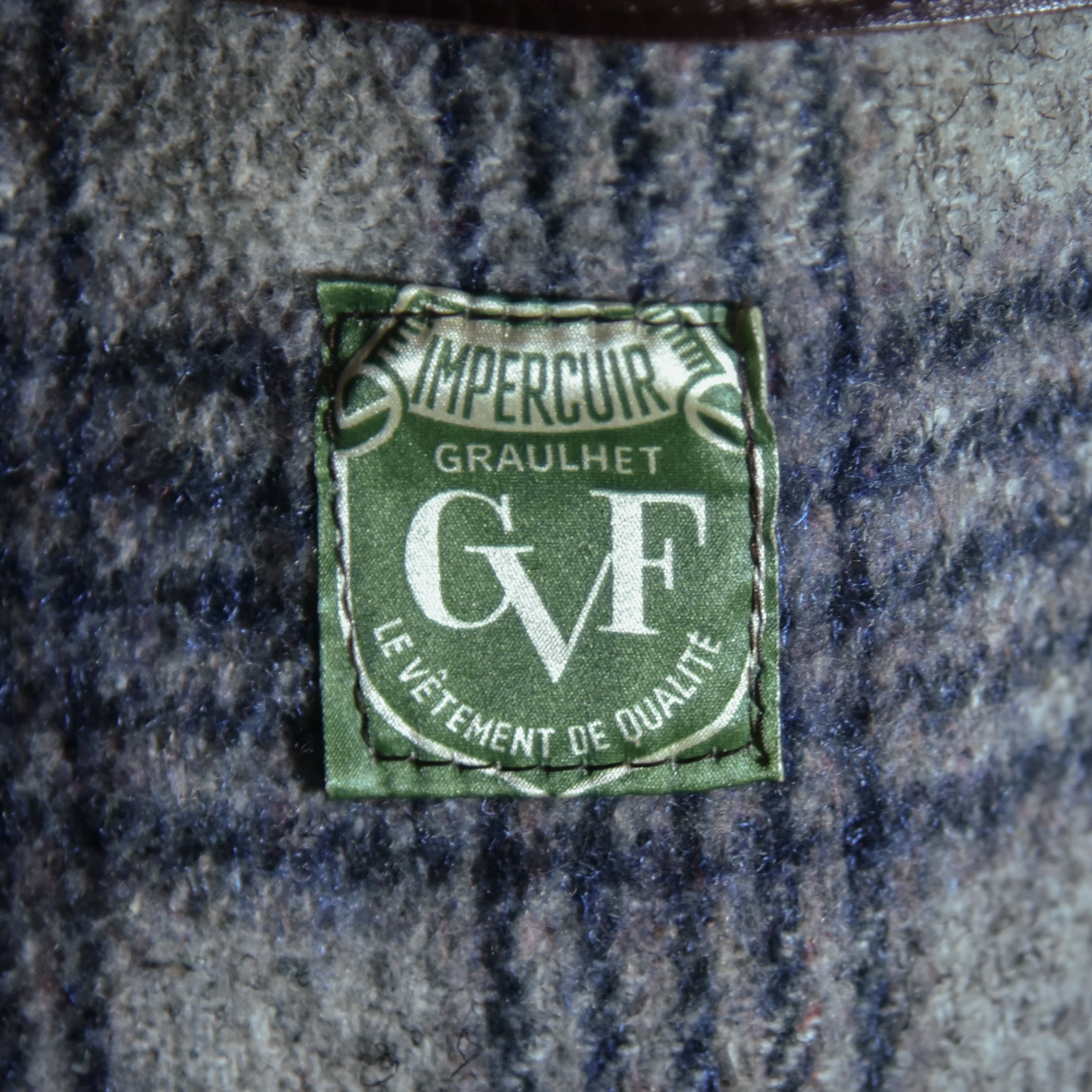 70s Le Corbusier Leather Double Breasted Jacket Brown ル