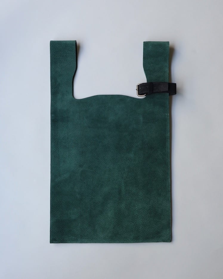 【semoh セモー】Pig Leather Shop Bag GEEEN