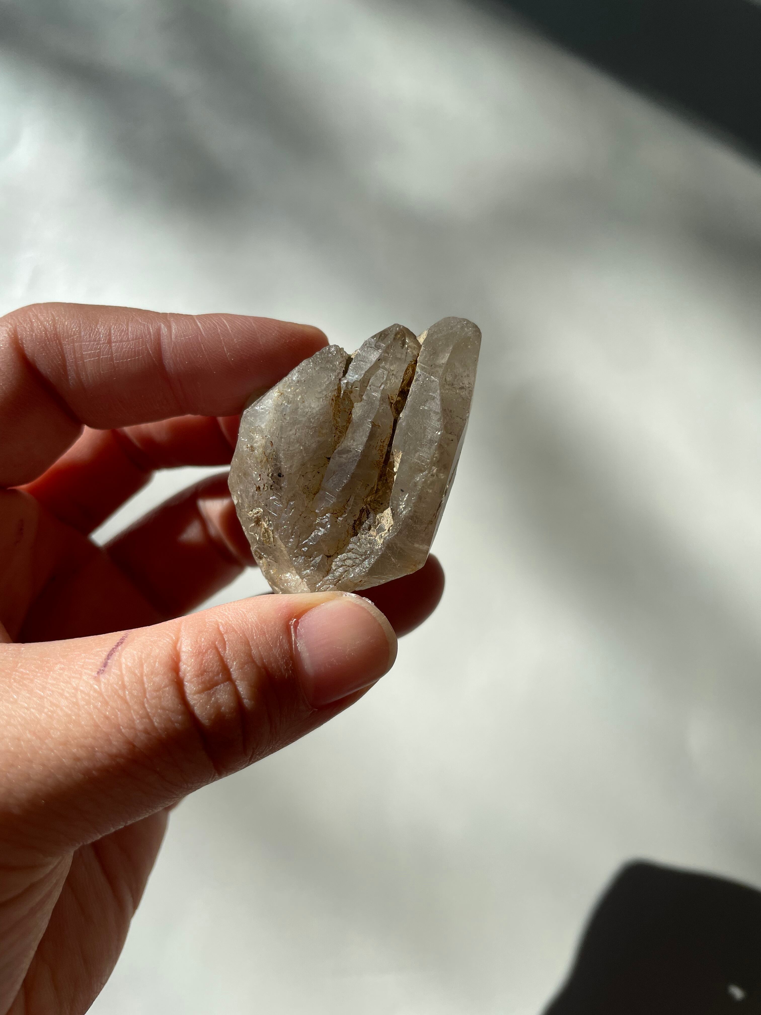 スモーキーグウィンデル水晶(ねじれ水晶）　ヒマラヤ