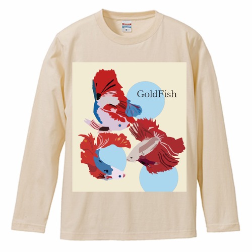 金魚のロングTシャツ