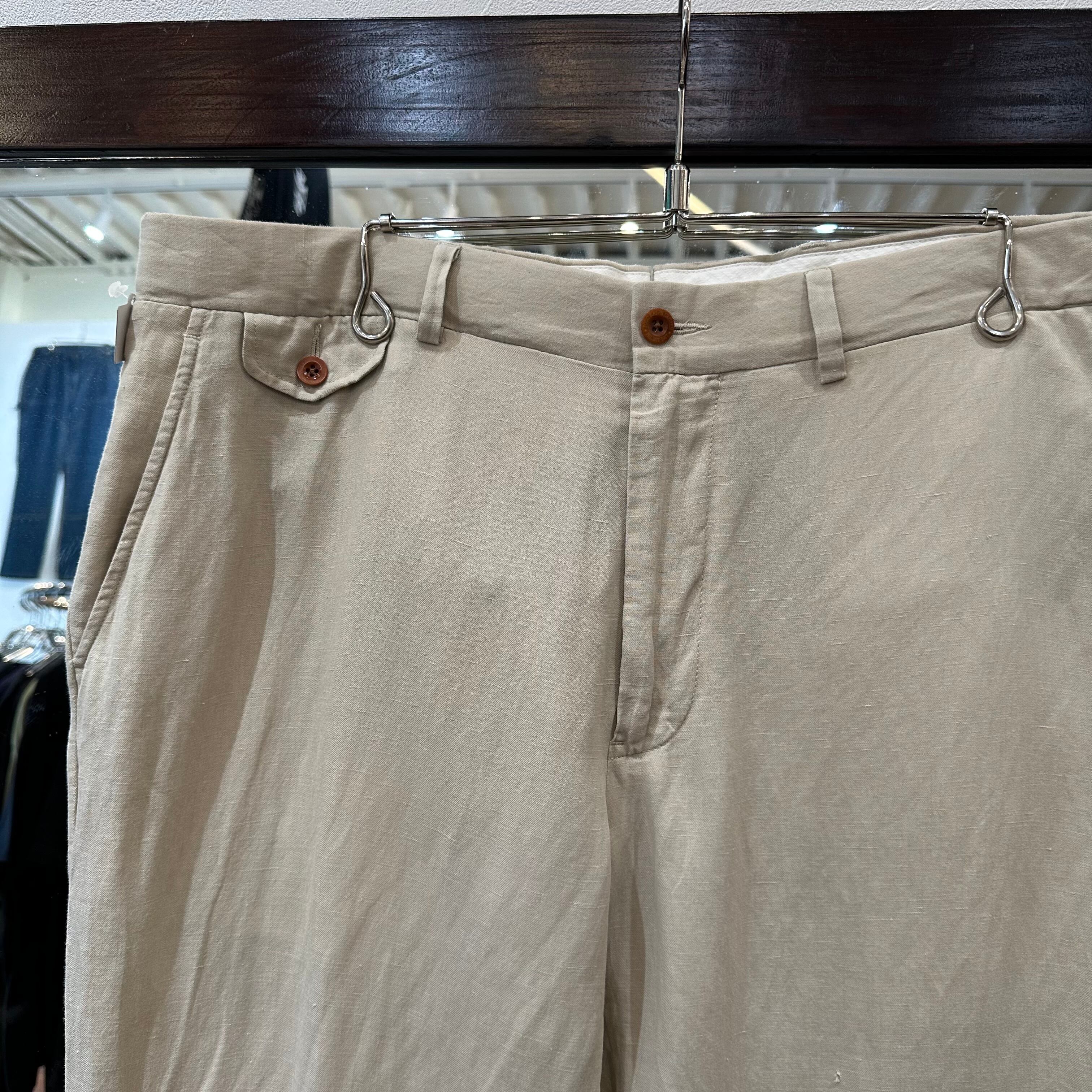 ｼﾙｸﾘﾈﾝ‼︎】Polo Ralph Lauren Slacks “Linen×Silk×Cotton” | 下北沢