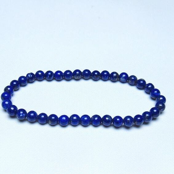 ラピスラズリ ブレスレット 5mm 一点物 メール便可 [M便 1/10] 111-48392