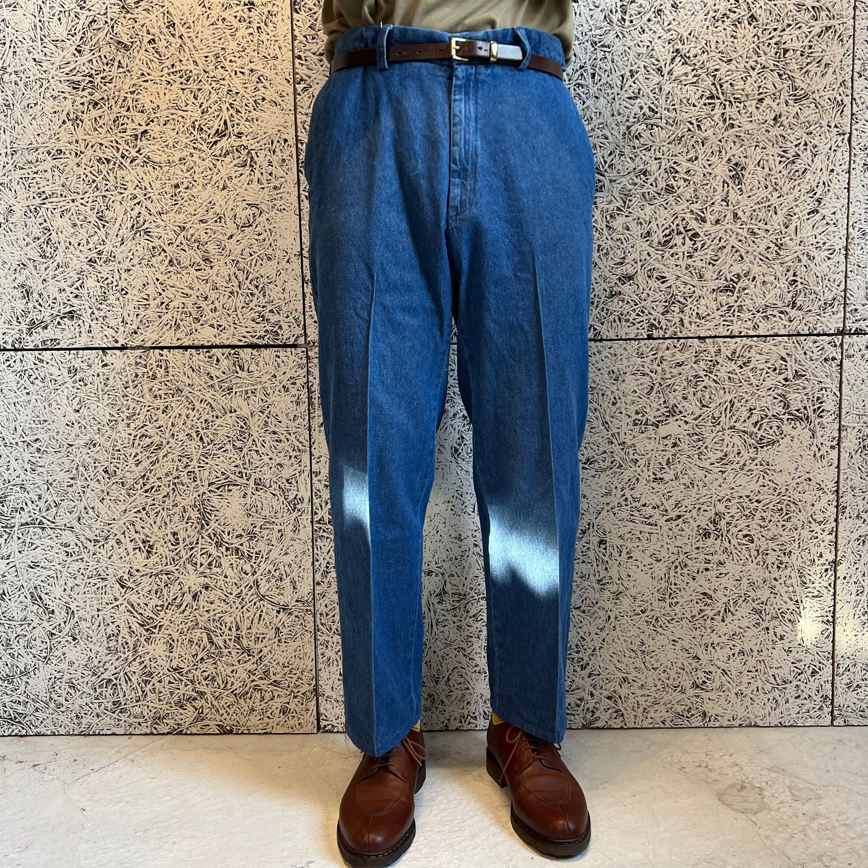 【CALLNE】Denim Slacks Pants/デニム スラックスパンツ