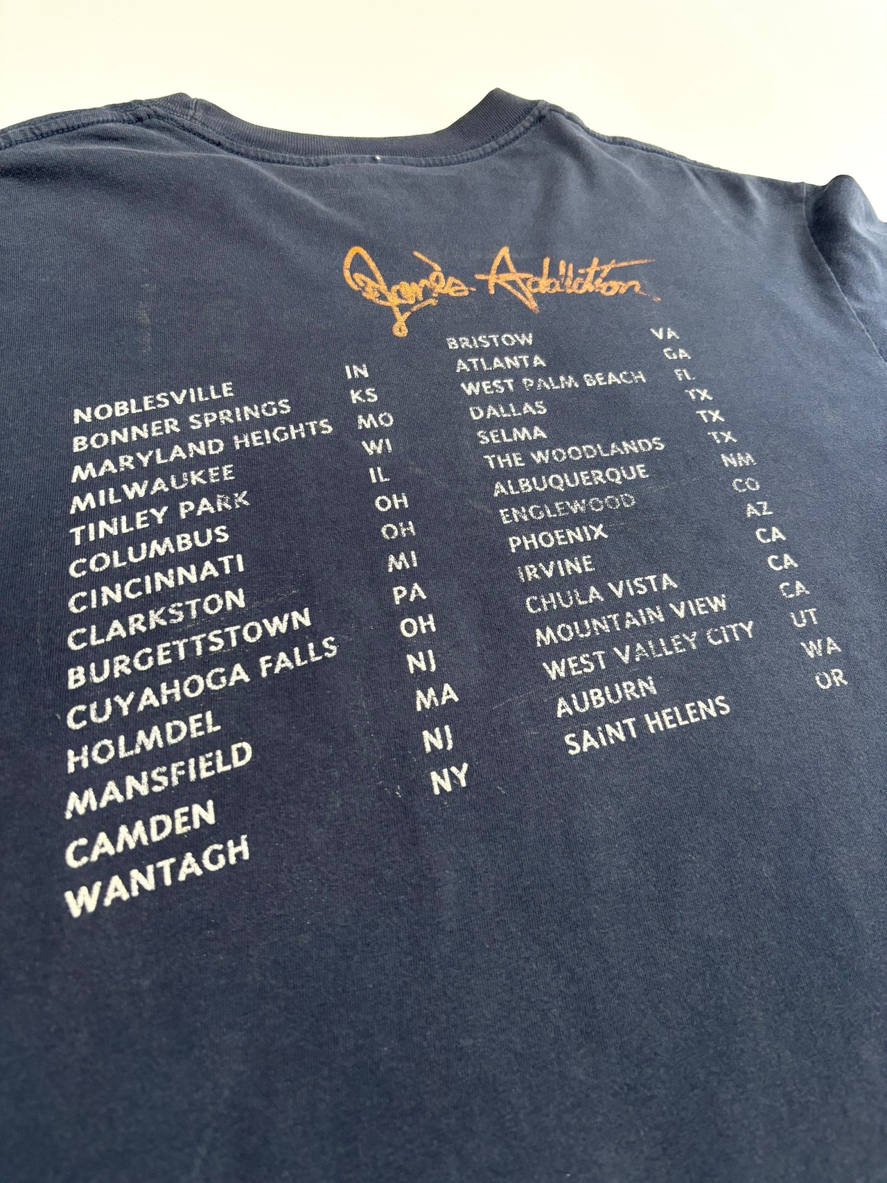 00s JANE'S ADDICTION "Strays" TOUR Tee Size L