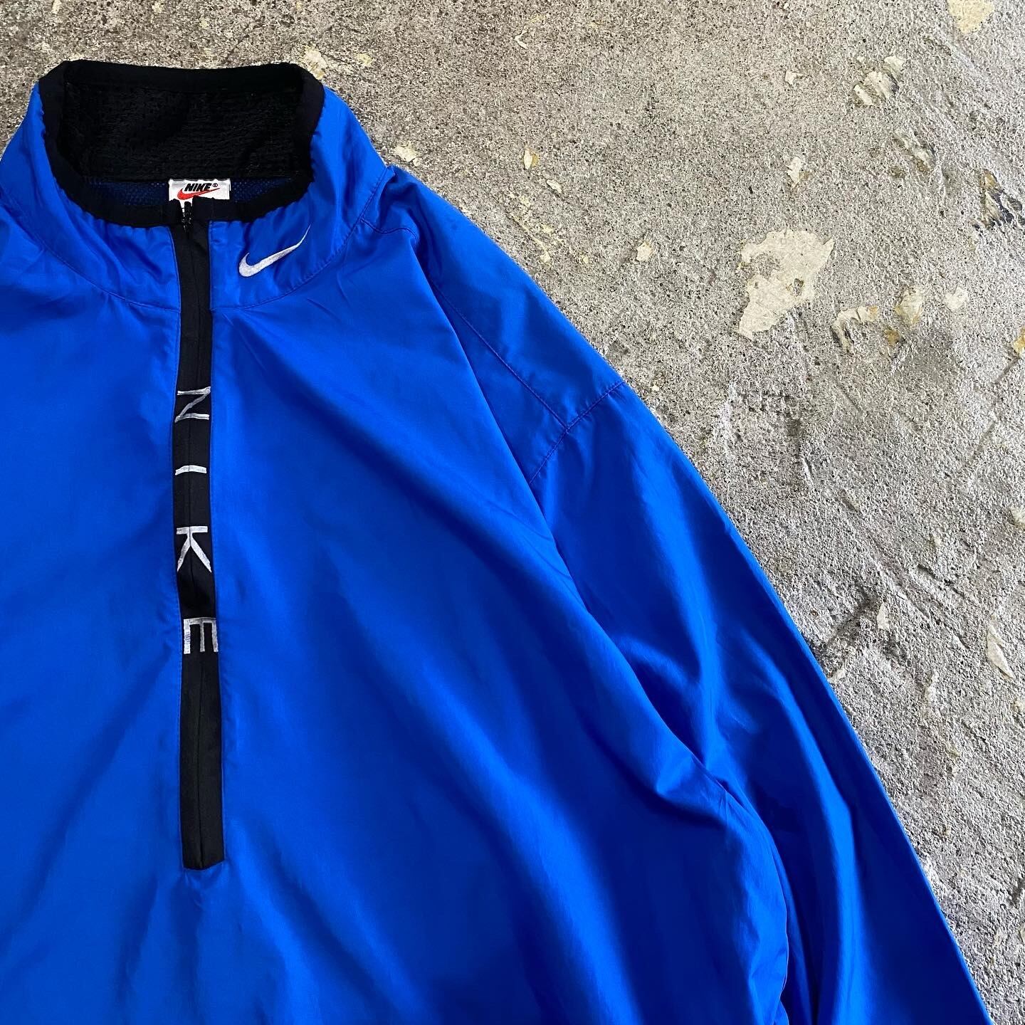 90s Nike half zip nylon jacket | What'z up