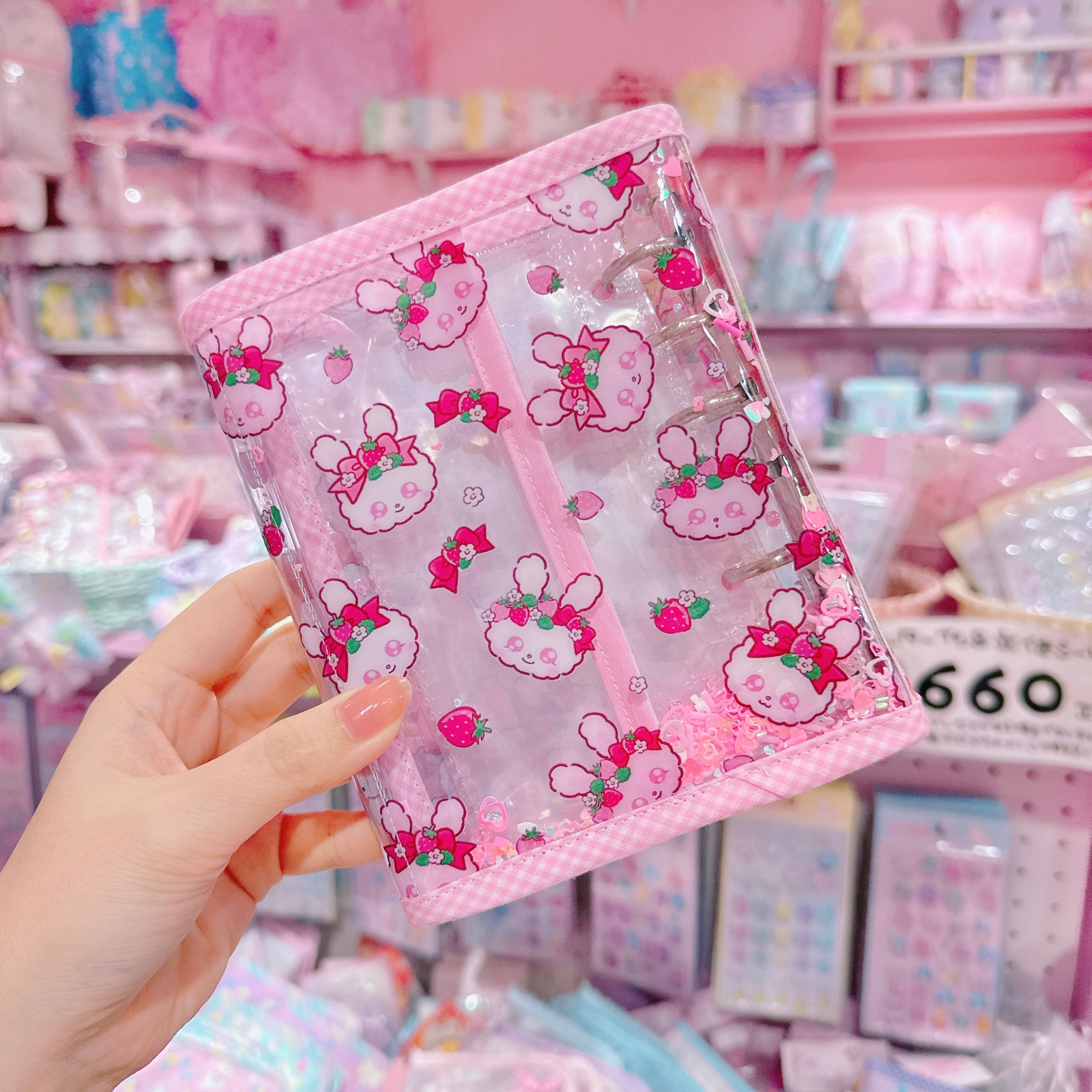 【D8】80-24シール帳バインダーA7（６穴タイプ）