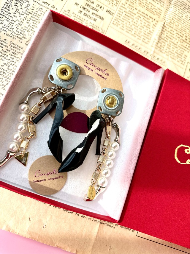 ハイヒールピアス 赤箱 | Cempaka ®︎