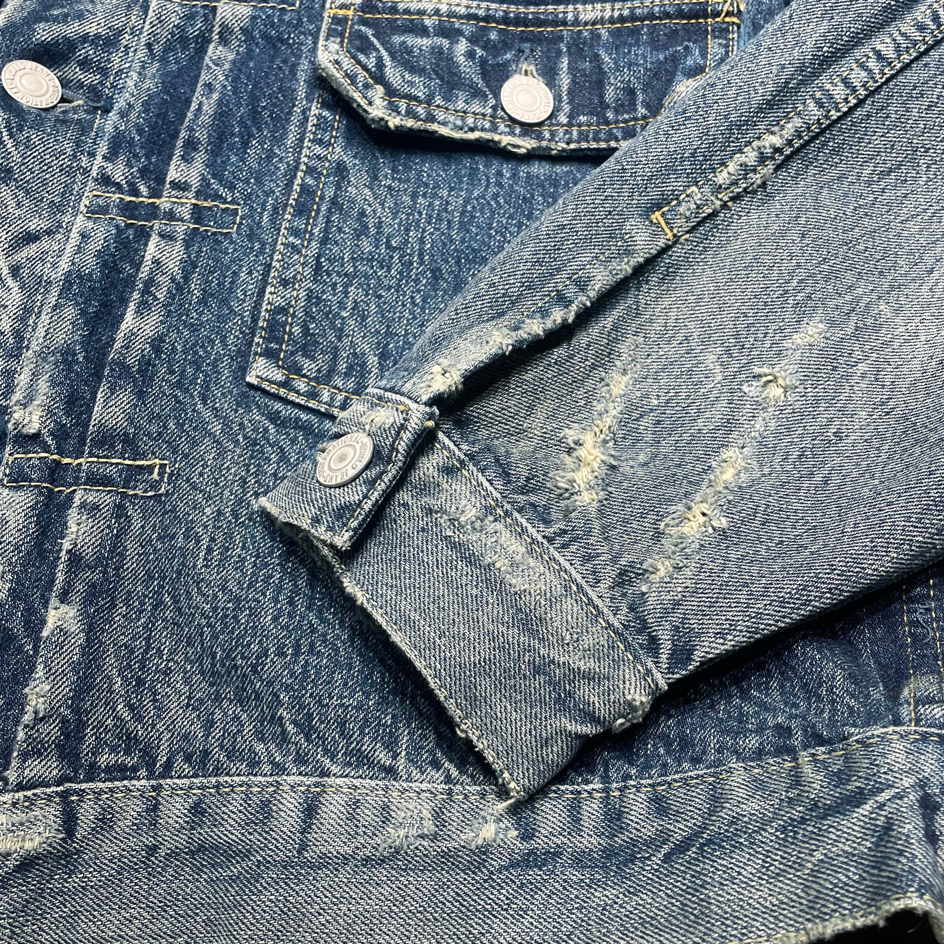 benjamin authentic club デニムジャケット Benjamin Authentic Club Vintage Wash Denim Trucker Jacket Japan