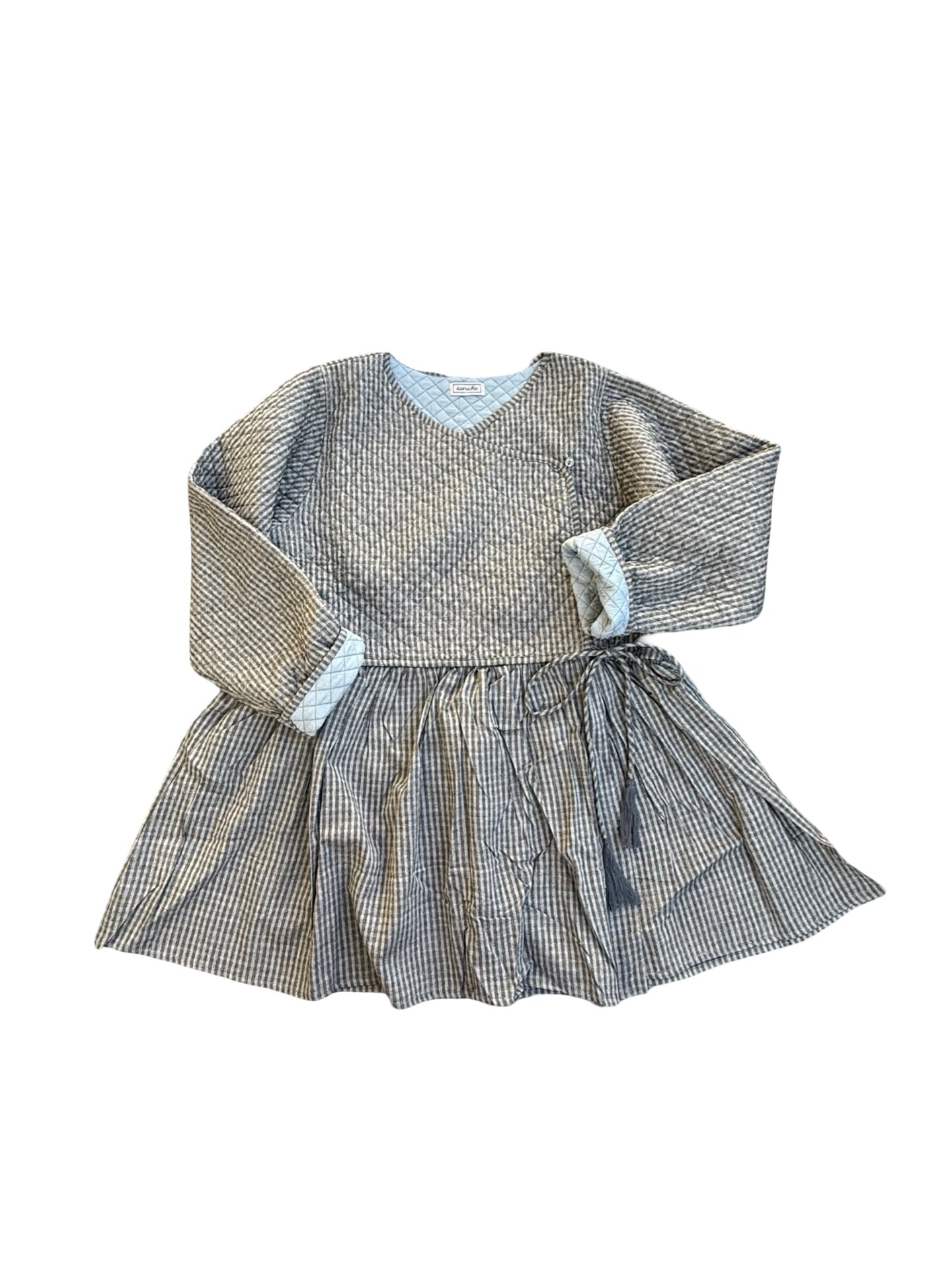 saruche サウスコットン キルティングラバリスタイルトップス Grey