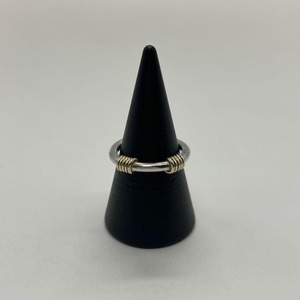 ティファニー TIFFANY バンドウィズ 2ワイヤーリング 12号 SV YG