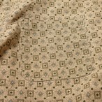 80s-90s KNIGHTSBRIDGE 総柄 コットン 半袖シャツ ベージュ