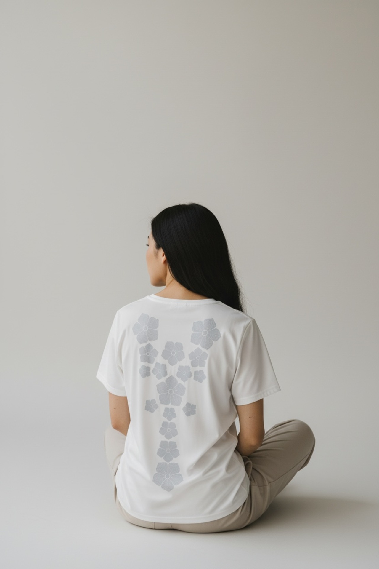 【女性用】リカバリーインナーシャツ 半袖 白