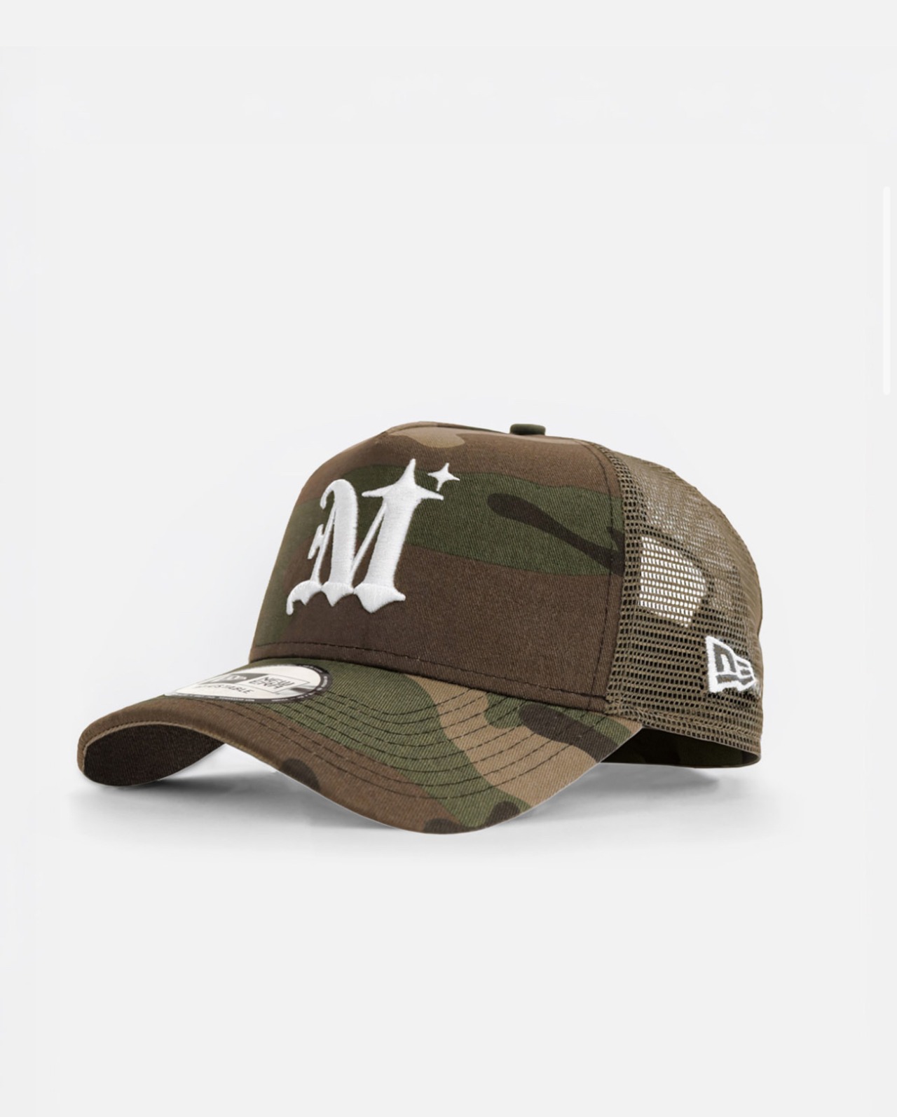 MLVINCE / NEW ERA® 9FORTY authentic logo cap camo white