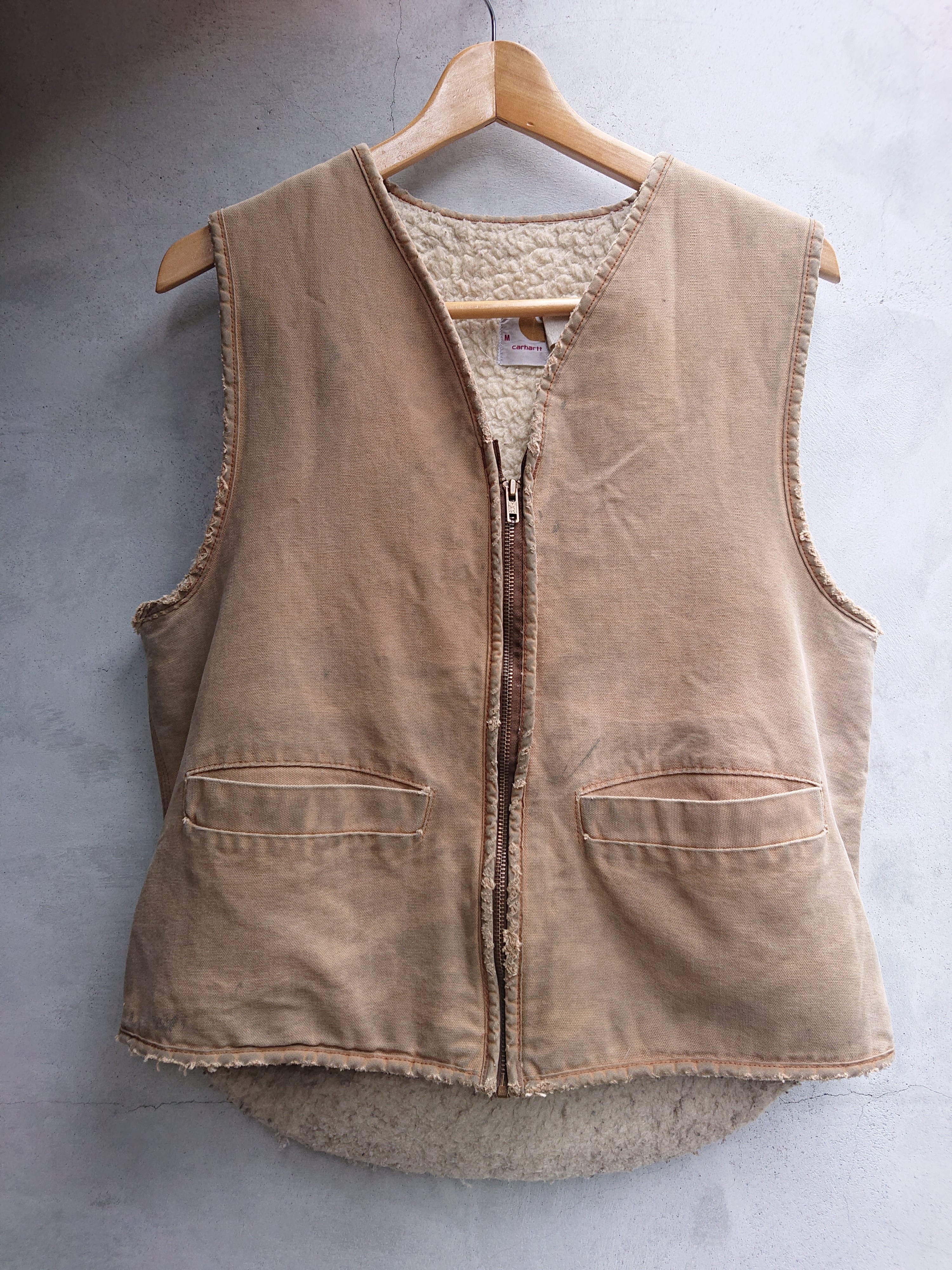 1970s Carhartt DUCK BOA VEST