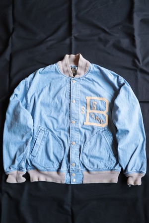 GYPSY & SONS/ジプシーアンドサンズ　8oz DENIM VARSITY JACKET　GS2249911