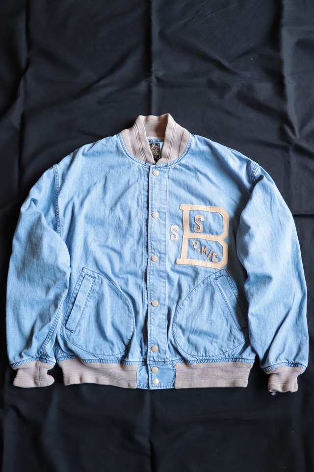 GYPSY & SONS/ジプシーアンドサンズ　8oz DENIM VARSITY JACKET　GS2249911