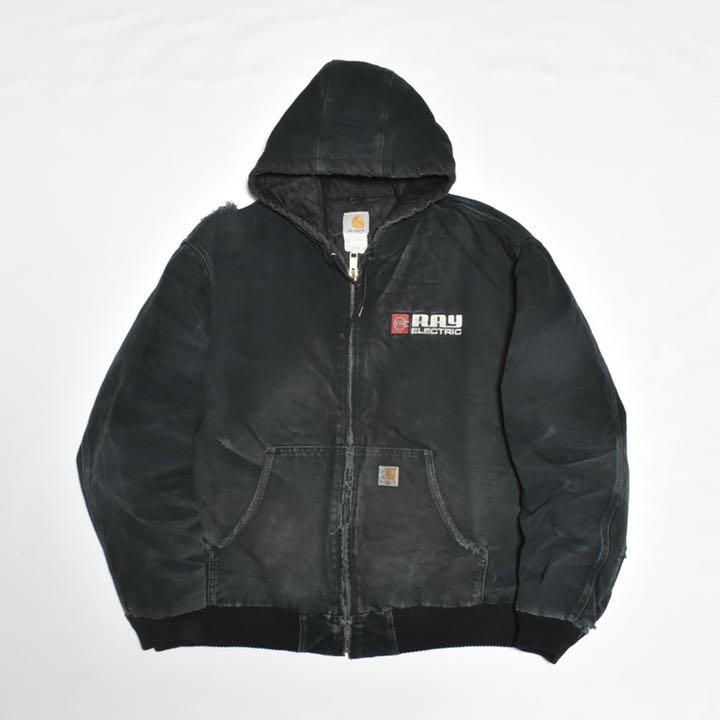 90s Carhartt カーハート アクティブジャケット ダック地 ブラック