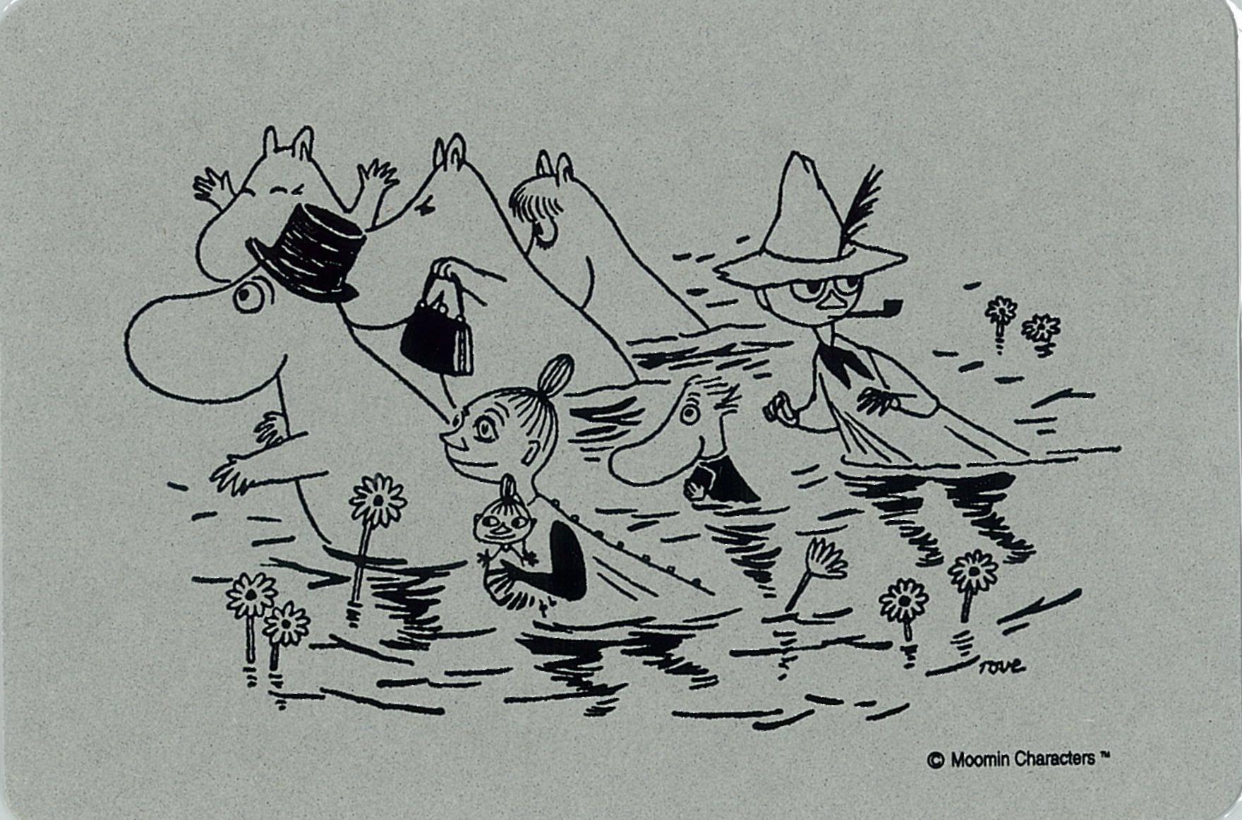 ムーミンのリトグラフ モノクロ Amazon.co.jp: MOOMIN(ムーミン) モノクロポスター ムーミン谷 クール