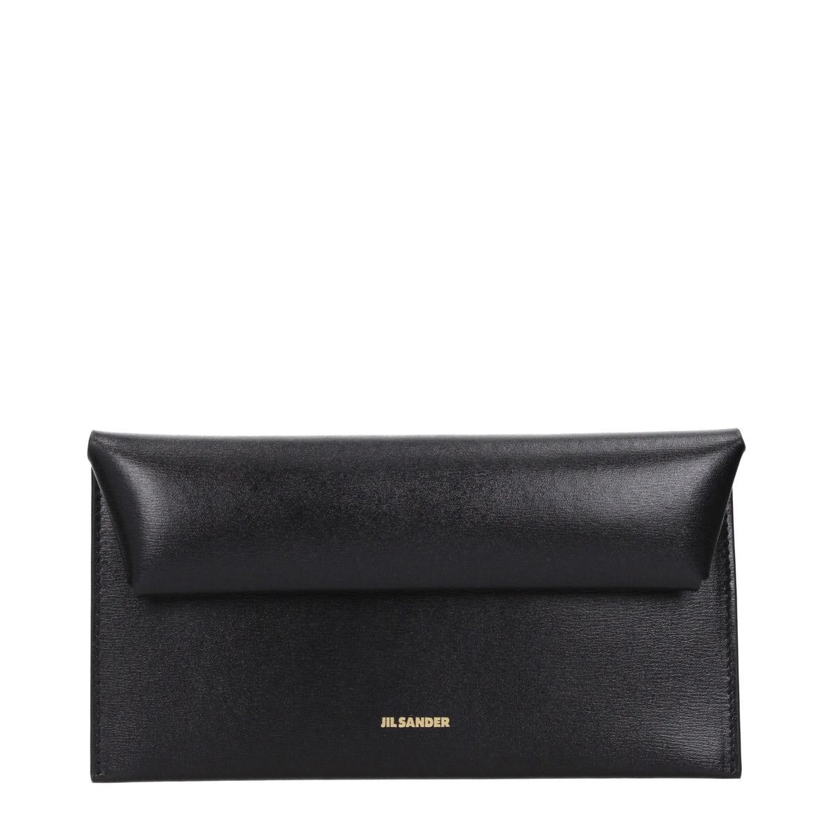 【新品】JIL SANDER ジルサンダー レディース 財布 レザー ブラック VL0029P4840001