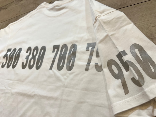 ＦＡＣＴＯＲ Ｘ　COME BACK YEEZY　TEE  white　X　シルバーリフレクト