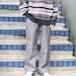 EU VINTAGE CHECK PATTERNED WOOL SLACKS PANTS/ヨーロッパ古着チェック柄ウールスラックスパンツ