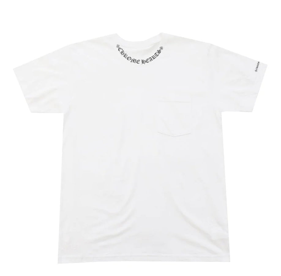 Chrome Hearts Neck Logo Short Sleeve S/S Tee Pocket T-shirts
