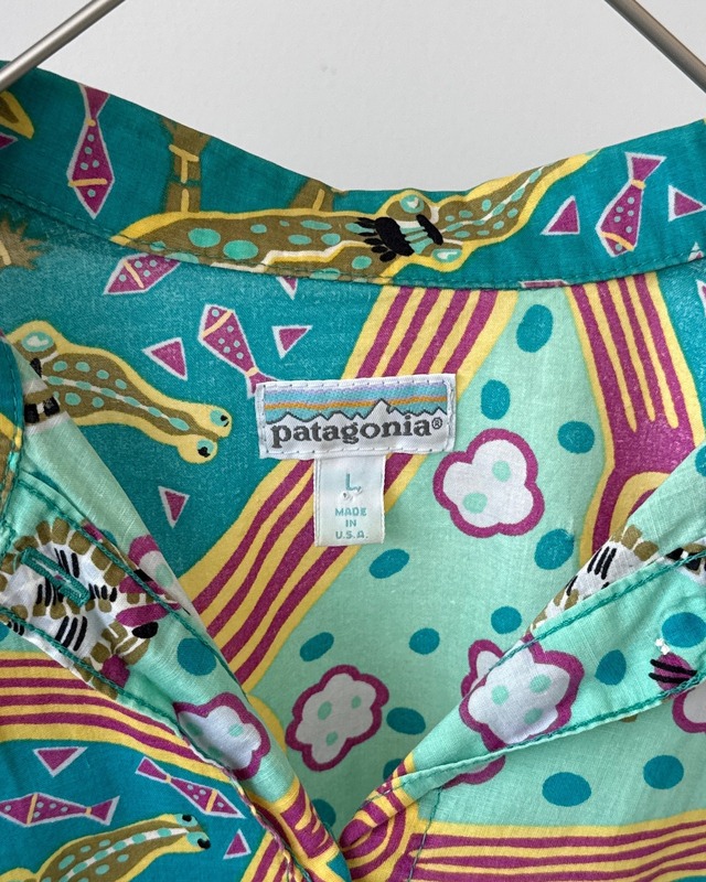-Patagonia-Vintage 90s L Aloha shirt Made in U.S.A