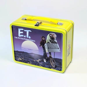 【 E.T.( イーティー )】Tin LUNCH BOX / ランチボックス / ブリキ缶 〚アメリカン雑貨 アメトイ〛
