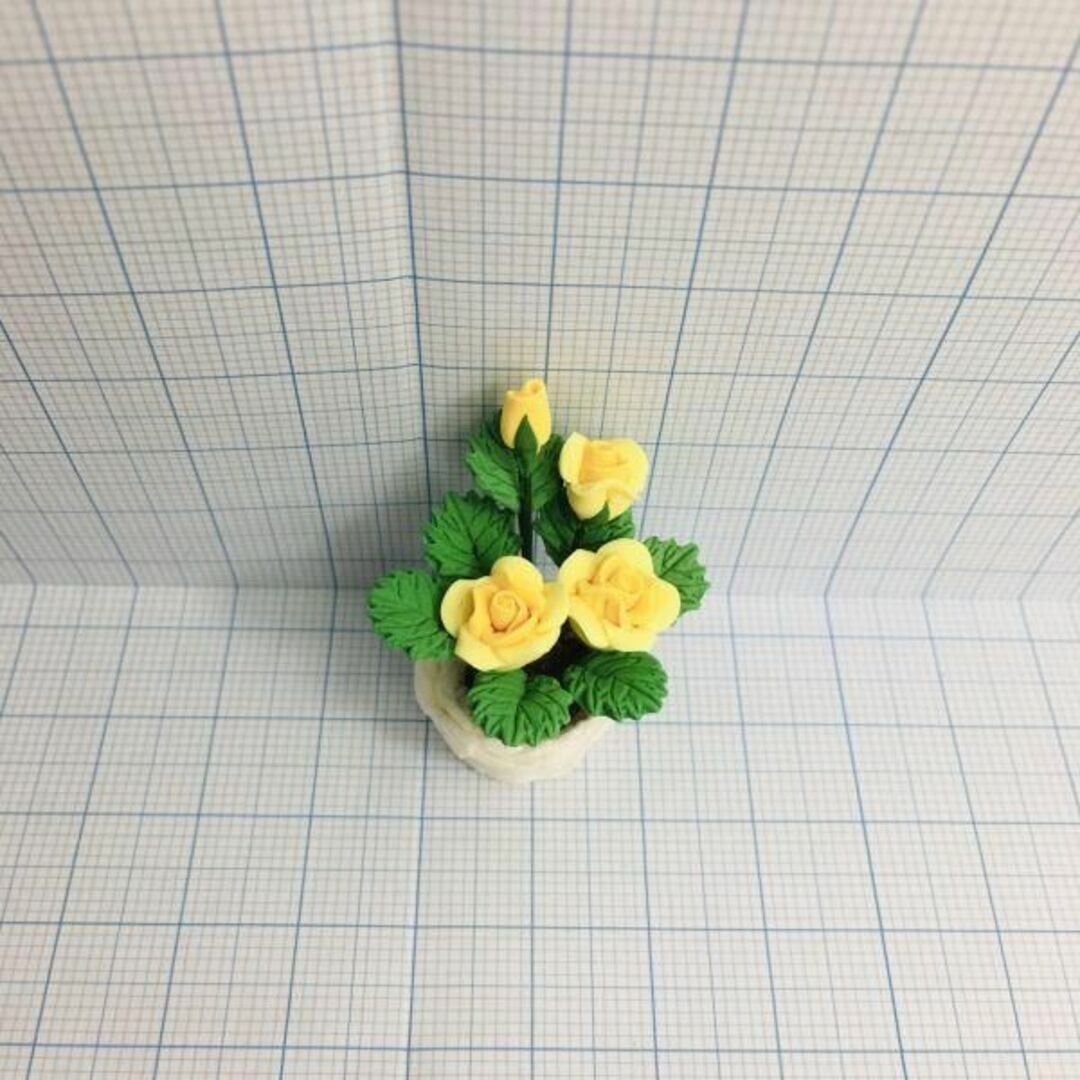 s030◇室内を華やかに◇ ドールハウス 用 ミニチュア 花 鉢花 植物 y1