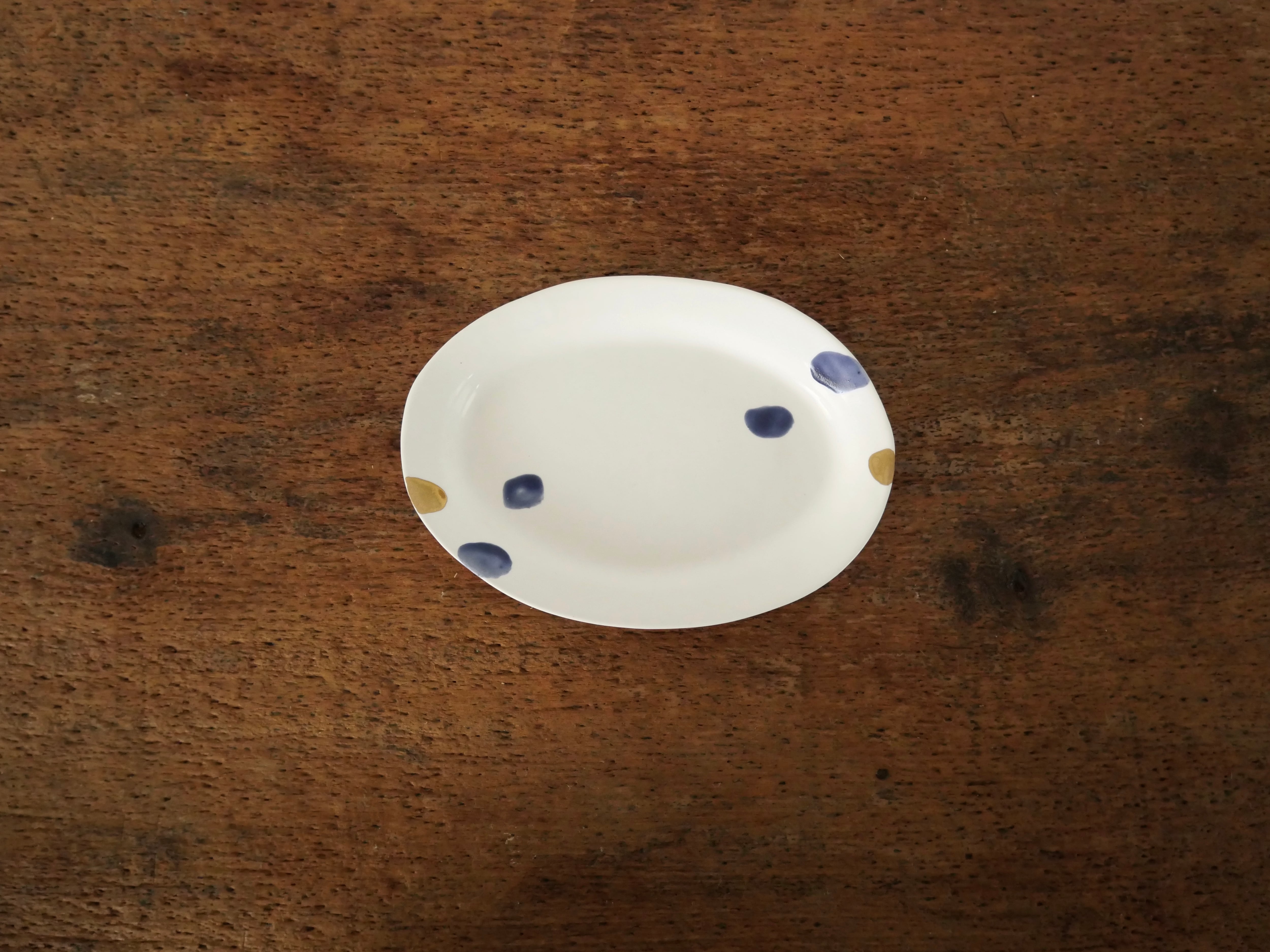 masago masako / オーバル細リムプレート SS(絵付け)