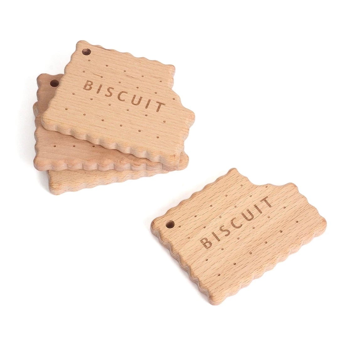 即納】木製歯固め ビスケット型 teether | yumyumyummy