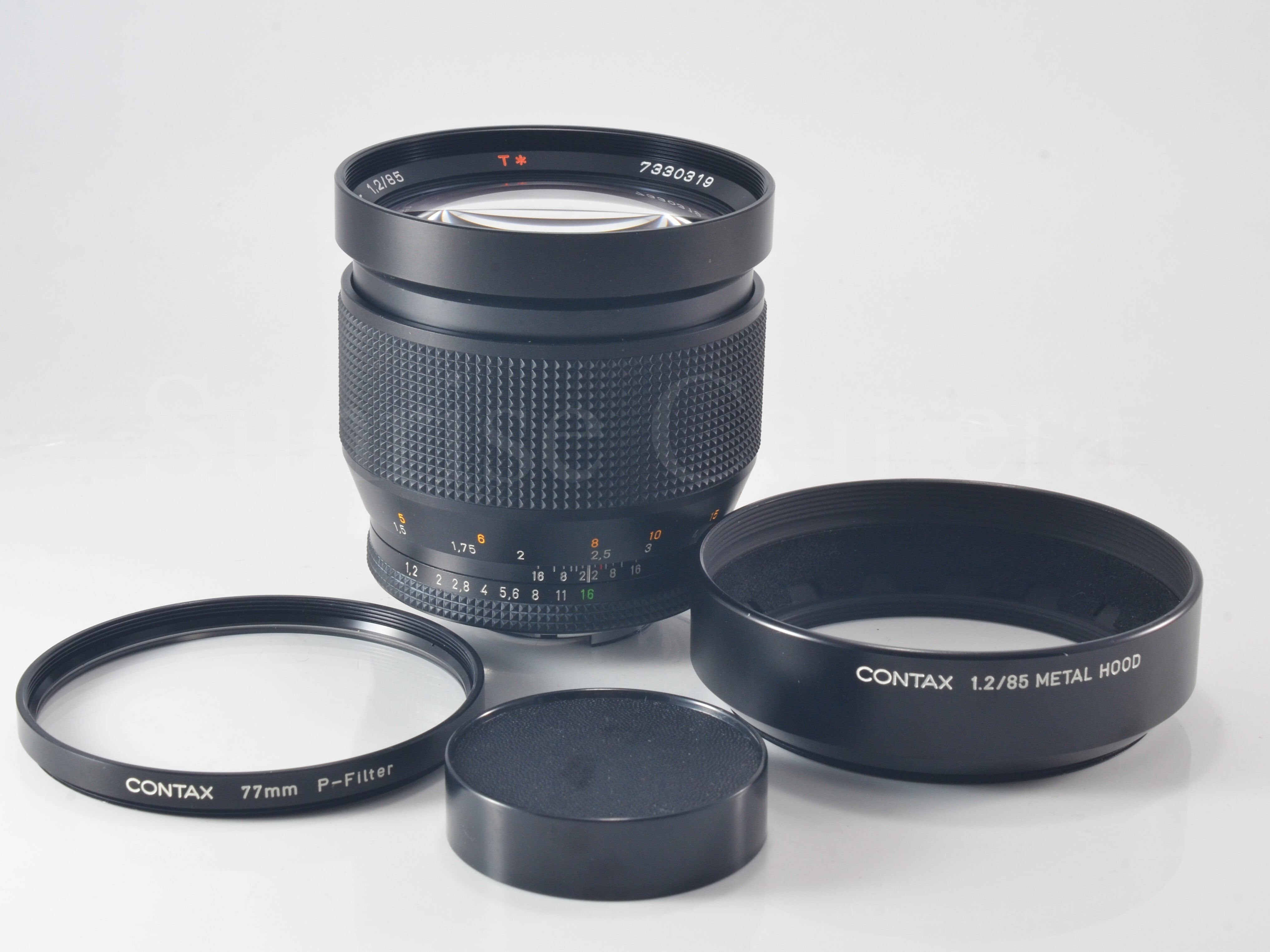 コンタックス★カールツァイス★プラナー８５ミリ/ｆ1.2MMG ☆６０周年モデル CONTAX Carl Zeiss Planar T* 85mm F1.2 MMG 60周年記念モデル