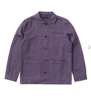 Nudie jeans ヌーディージーンズ  2023 summer collection Barney Worker Jacket Lilac カバーオール