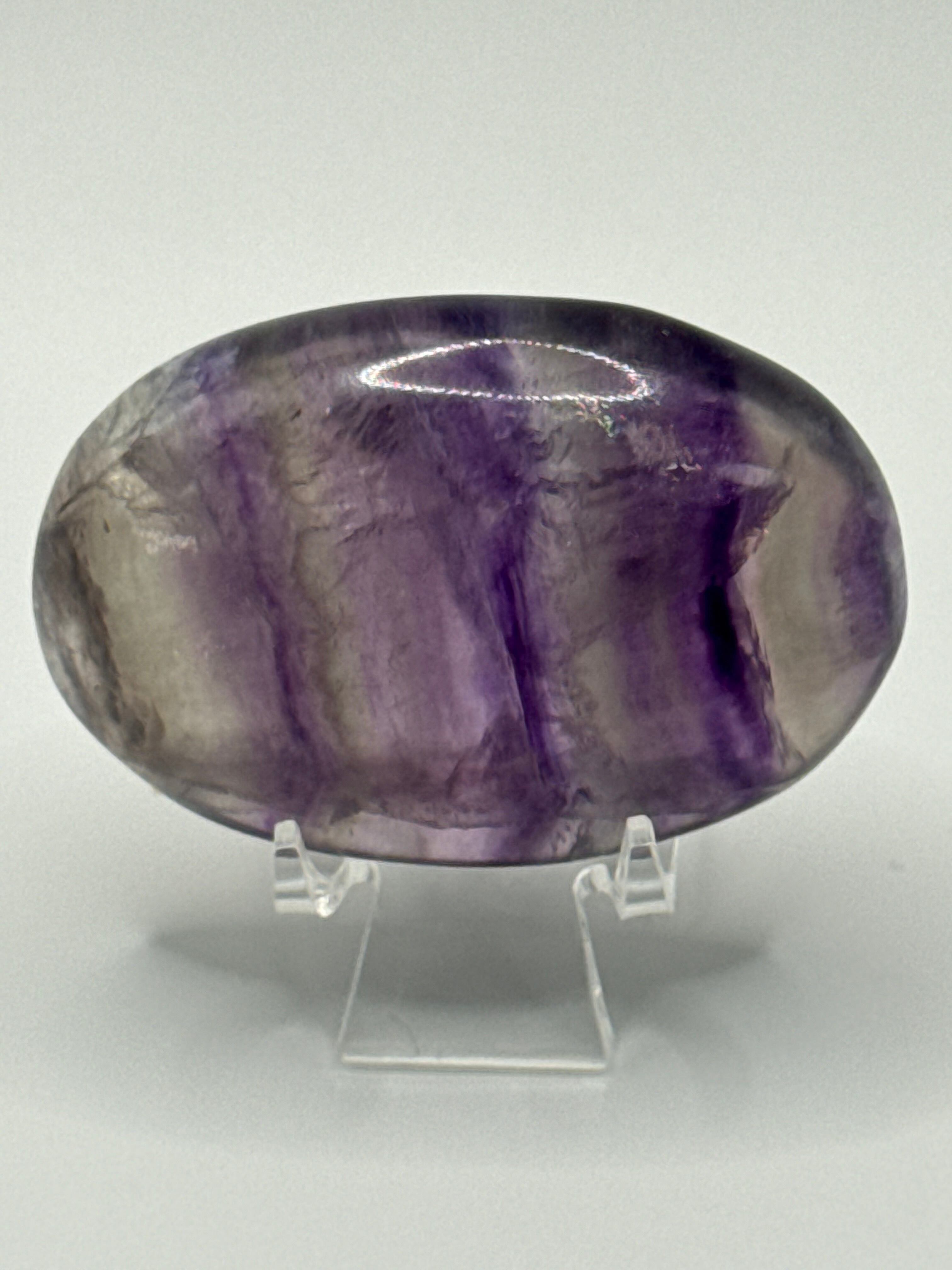 アイリス フローライト 握り石タンブル T005