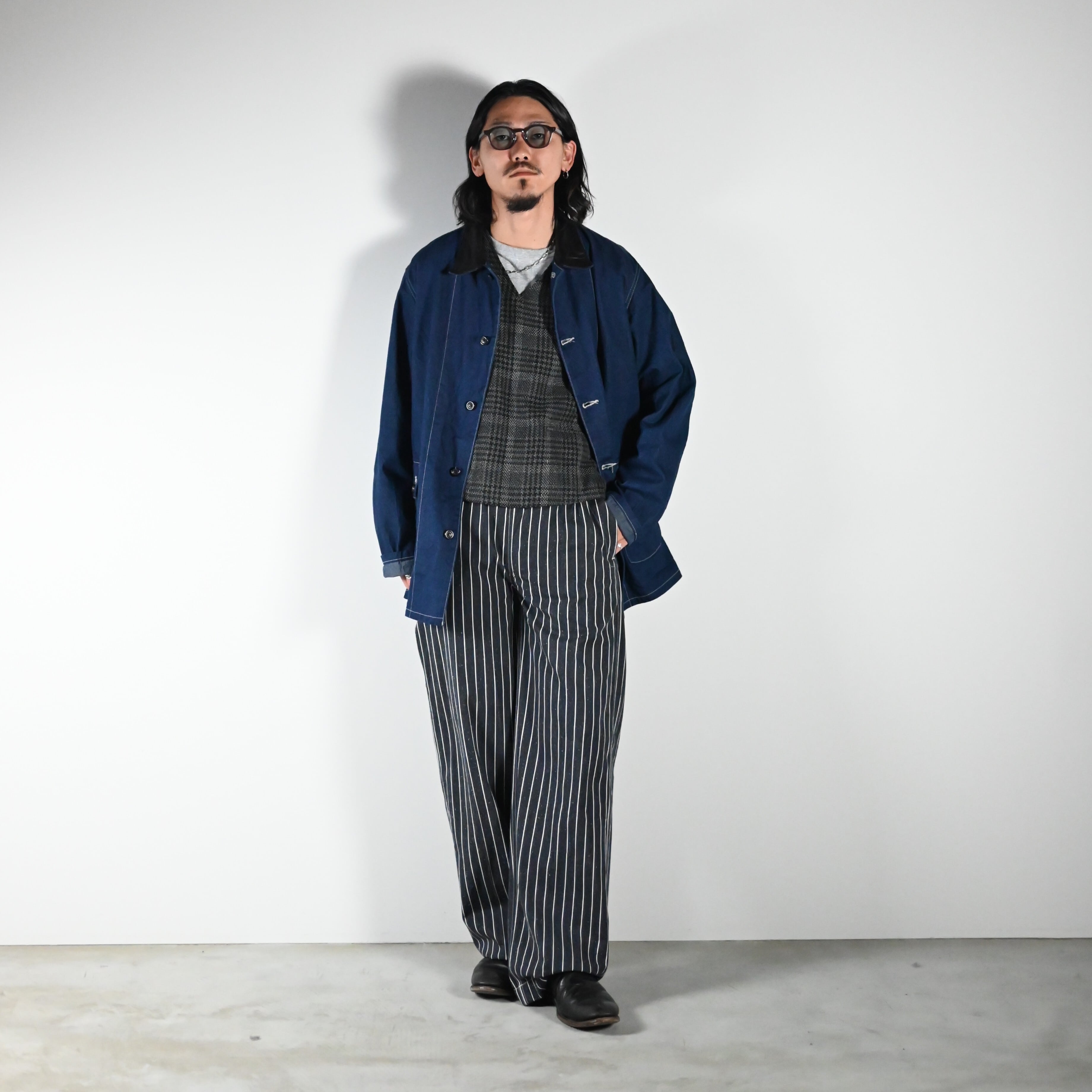 OLD JOE(オールドジョー)LACED BACK SAILOR TROUSERコーディネート | GANKO