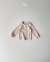 韓国子供服 / ONU / 26Autumn / 伸縮性抜群のリブT / 秋服 *12M~XL *