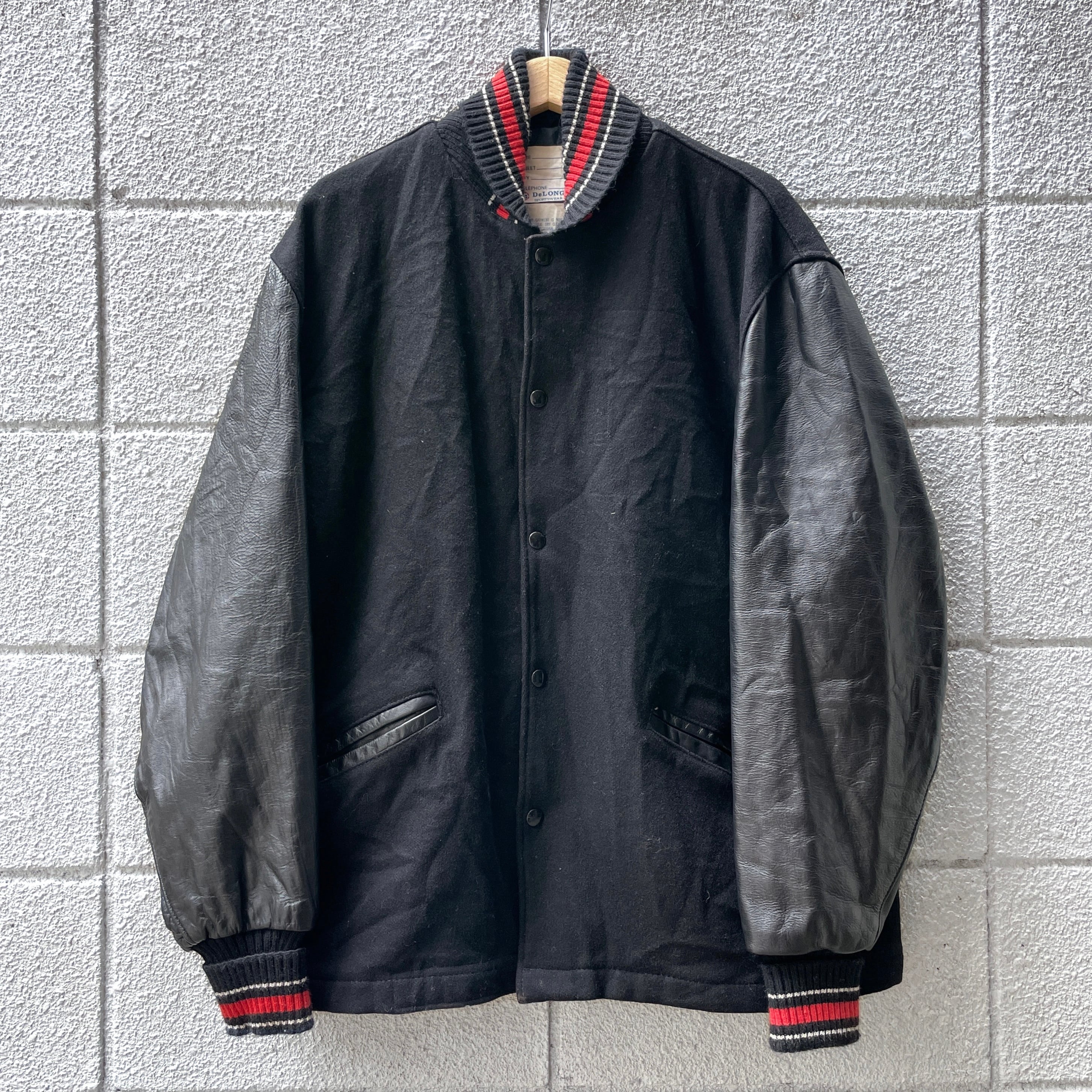 70〜80's DeLONG Pharaoh Type Versity Jacket 46 / デロング バー ...