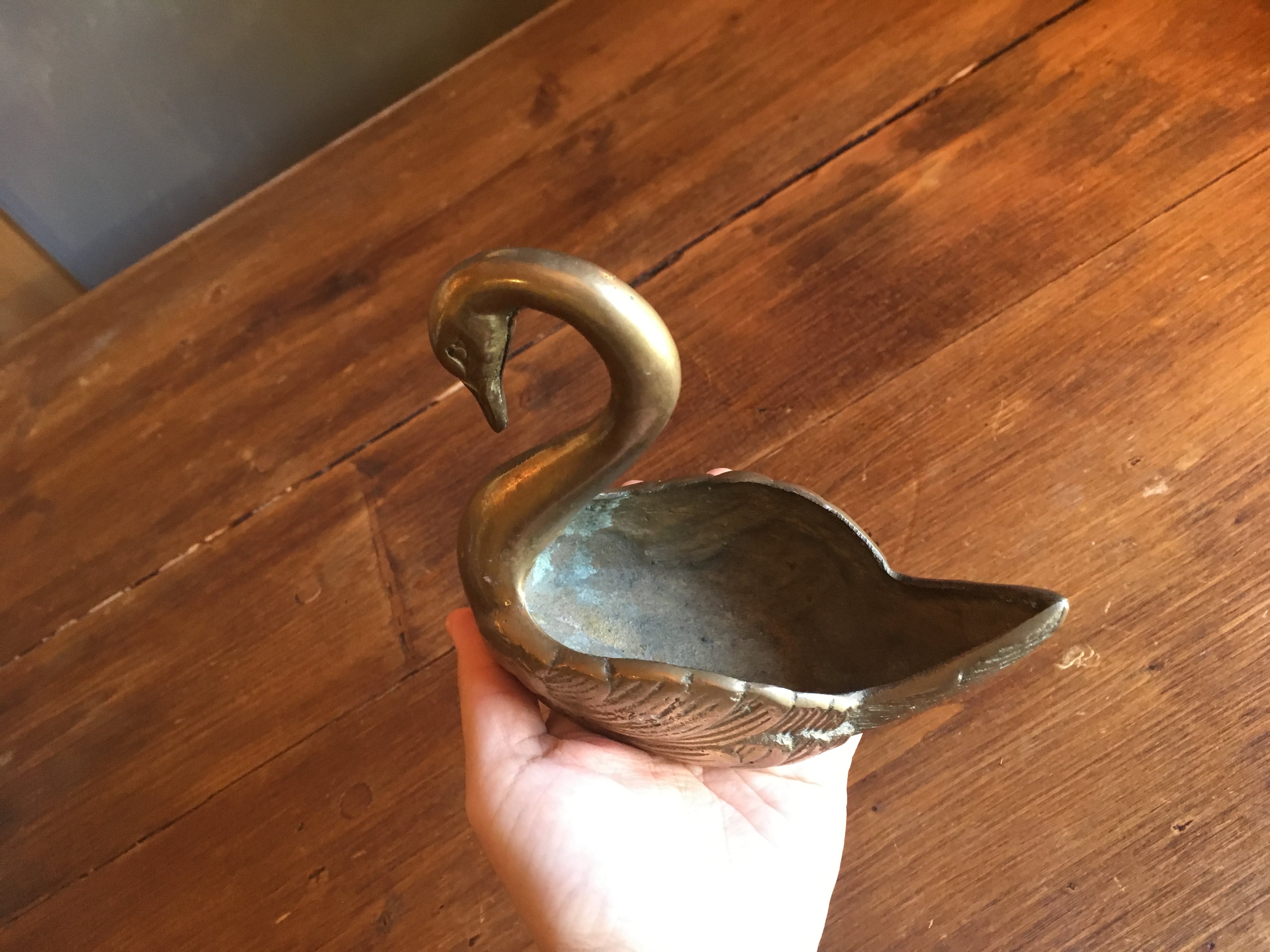 フランス アンティーク スワン 置物 小物入れ | フランス アンティーク