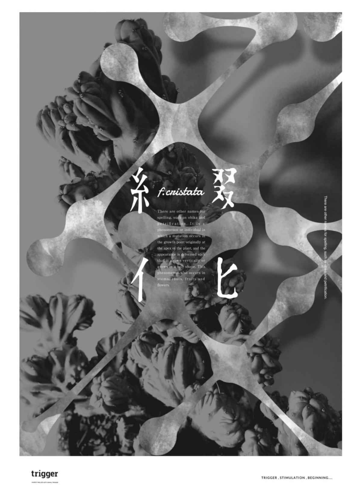 trigger PLANTSポスター「綴化」A