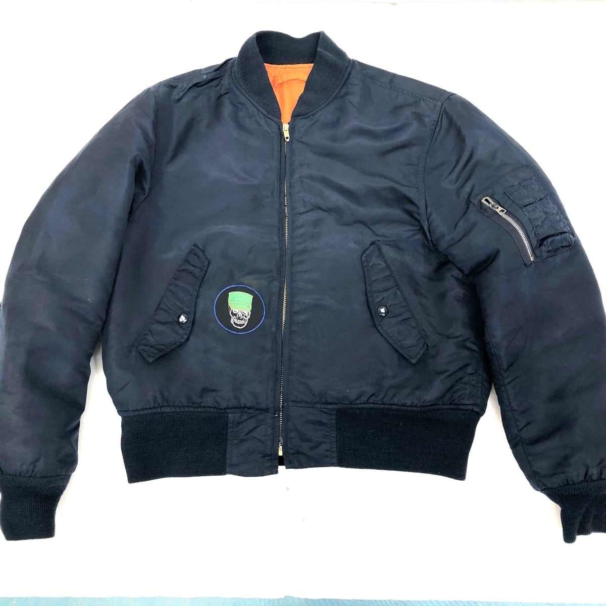 SPIEWAK スピワック 70年代 USA製 MA-1 FLIGHT JACKET NAVY フライト ...