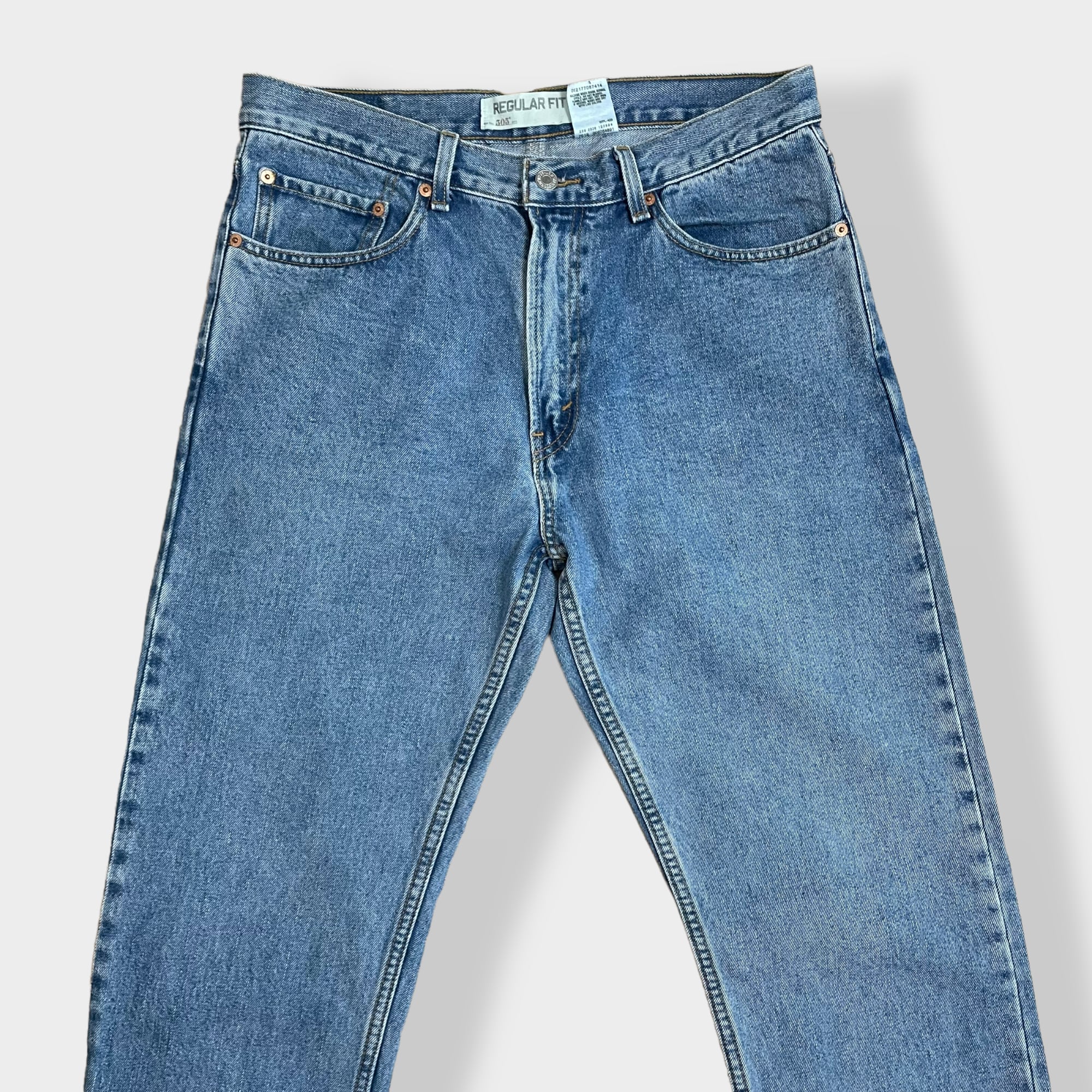 LEVI'S】505 REGULAR FIT デニム ジーパン ジーンズ テーパード