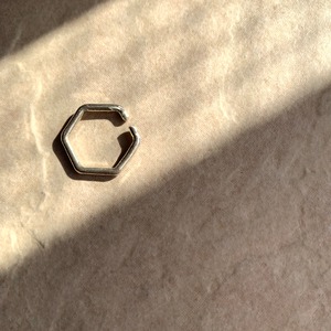 〈Silver925〉hexagon ear cuff / 2mm