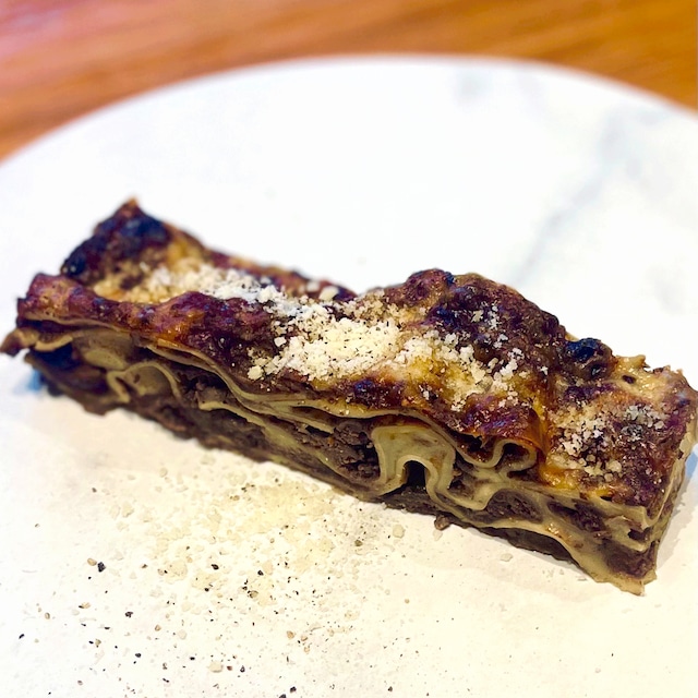 北海道産牛ラグーのラザーニャ