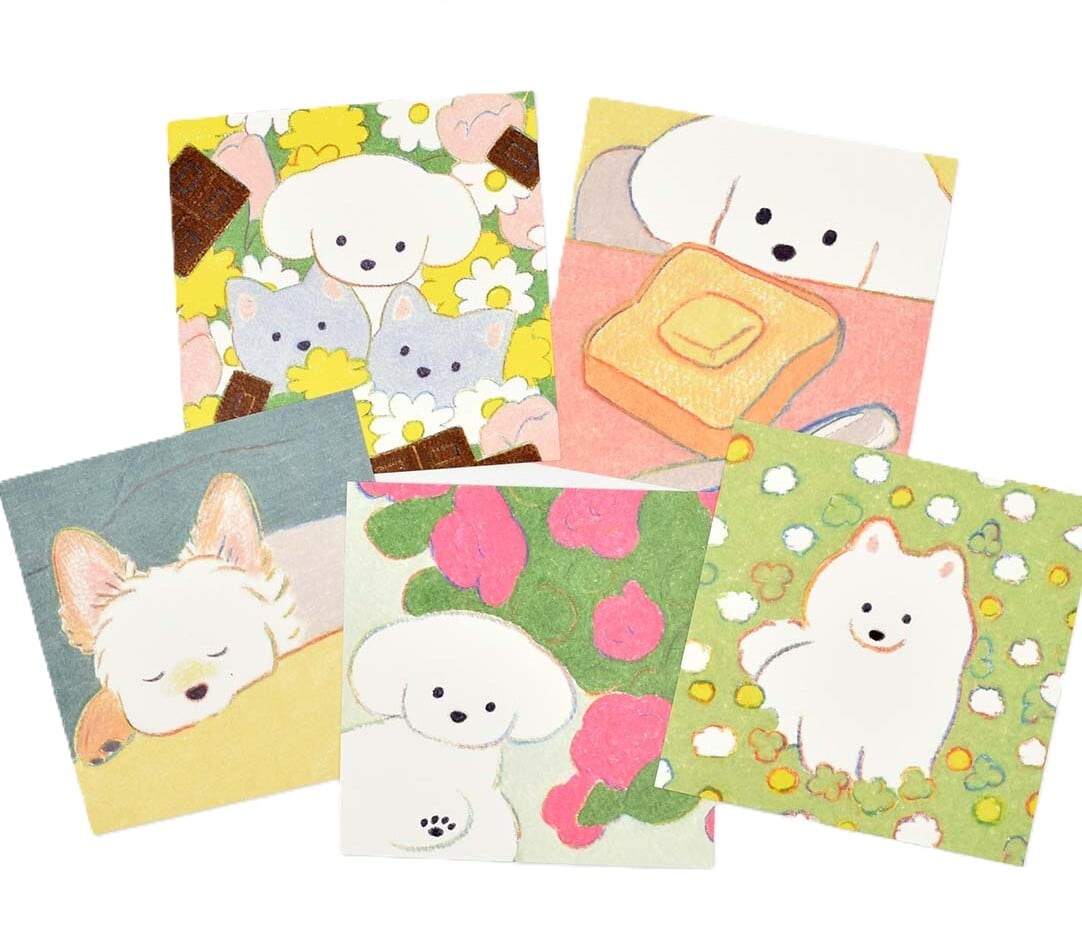 てらおかなつみ ポストカードセット(いつもの1日) | CRAFT CHOCOLATE WORKS