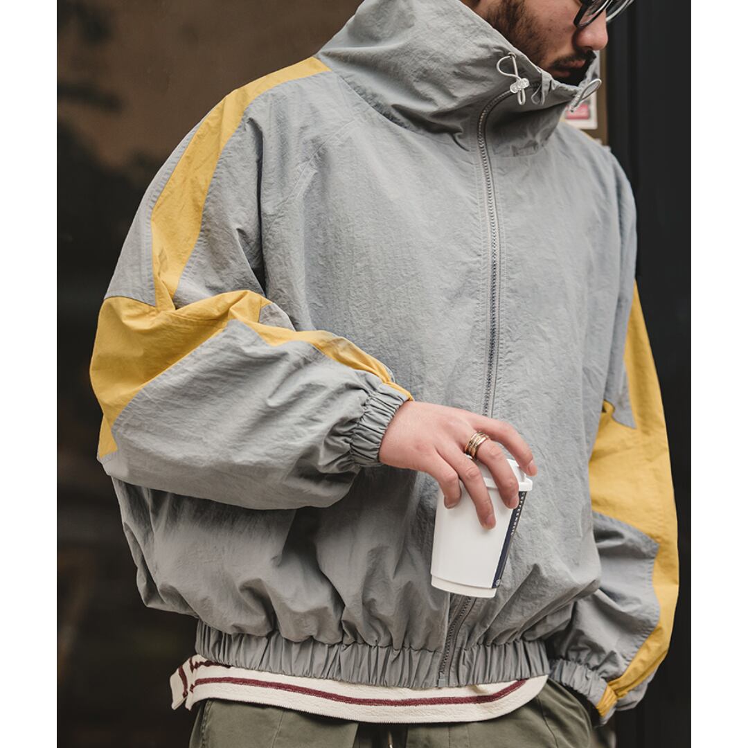 バイカラー フルジップアップジャケット A18784